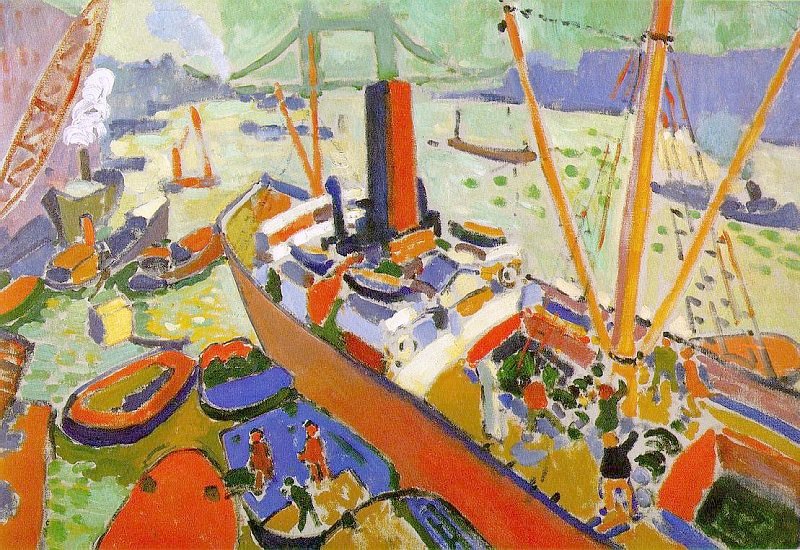 Andre Derain. The Pool of London. 1906. Oil on canvas.