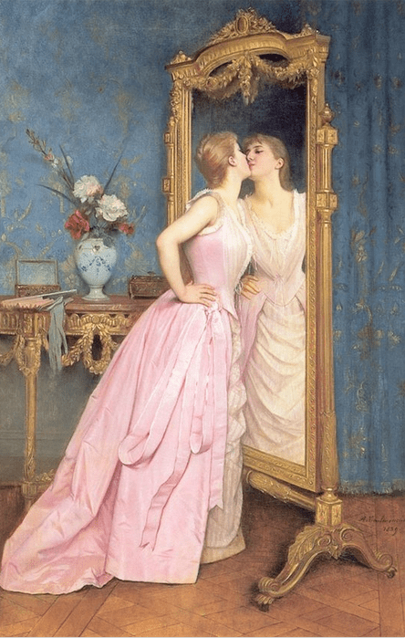 Auguste Toulmouche. Vanity. 1889.