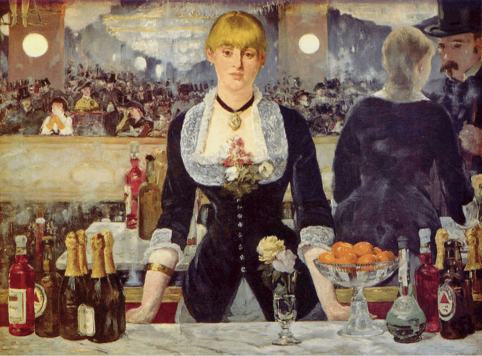 Edouard Manet. Bar im Folies-Bergere. 1882. Courtauld Institute of Art, London.