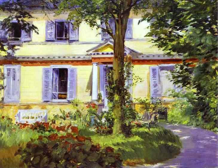 Eduard Manet. House at Rueil. 1882