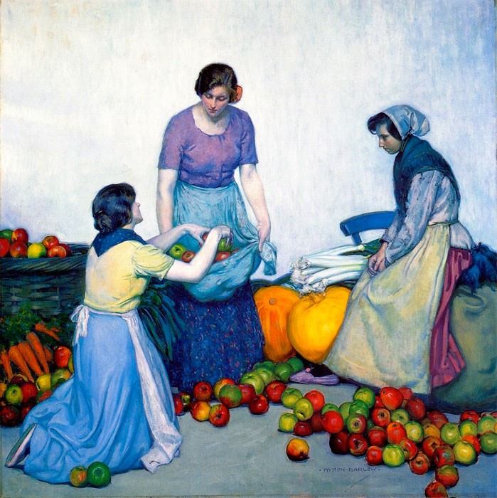 Myron G. Barlow (1873-1937). Apples. 1914. Detroit Institute of Arts Museum.