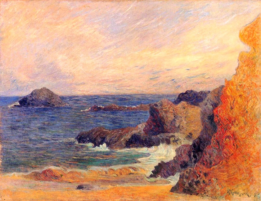 Paul Gauguin. Rocky Coast. 1886. Gothenburg Museum of Art.