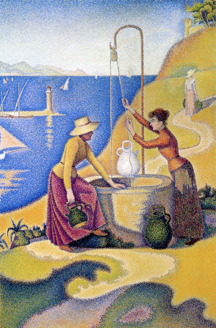 Paul Signac. Women at the well. 1892-93