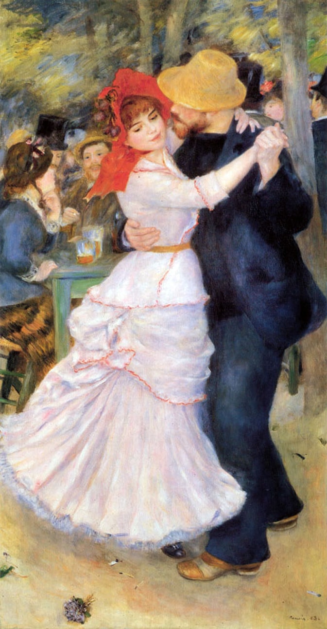 Pierre-Auguste Renoir. Dance at Bougival. 1883. Museum of Fine Arts Boston.
