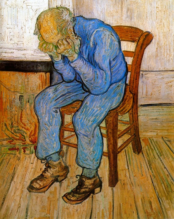 Vincent van Gogh. Sorrowful Old Man (also known as At Eternity's Gate). 1888. Kröller-Müller Museum.